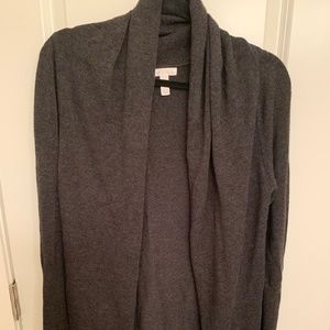 Nordstrom-Leith Light Sweater Wrap Grey Size Small